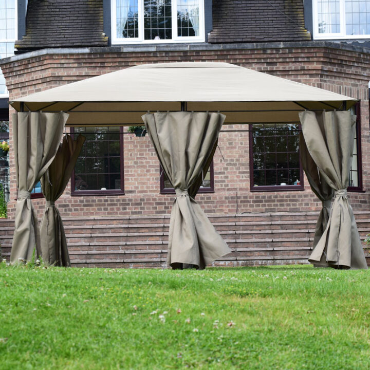 Bexley Gazebo Mocha 3x4