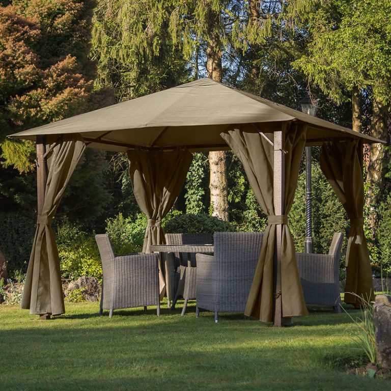 Replacement waterproof Grey Canopy for Eco Provence 2.5m x 2.5m Graphite Grey Only My New Gazebo