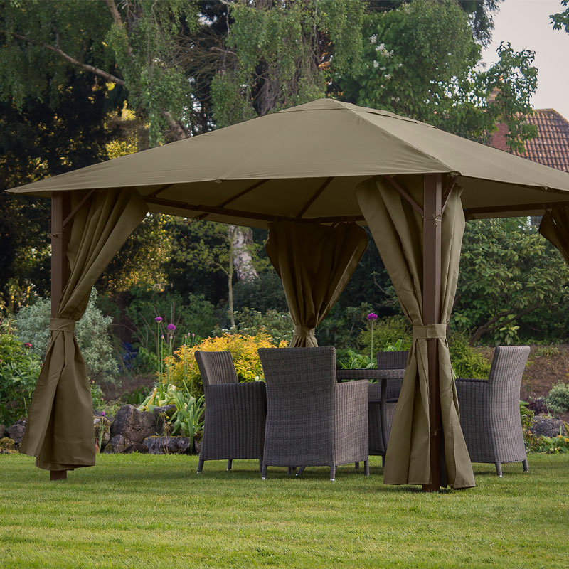 Provence 3m x 4m Dark Cream Waterproof Canopy Only (Frame ...