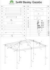 Bexley Gazebo 3x4 Instructions Cover