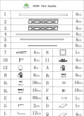 Paris 3m X 3m Gazebo Instructions Cover