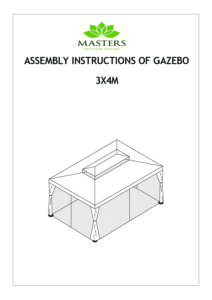 Florence 3m X 4m Gazebo